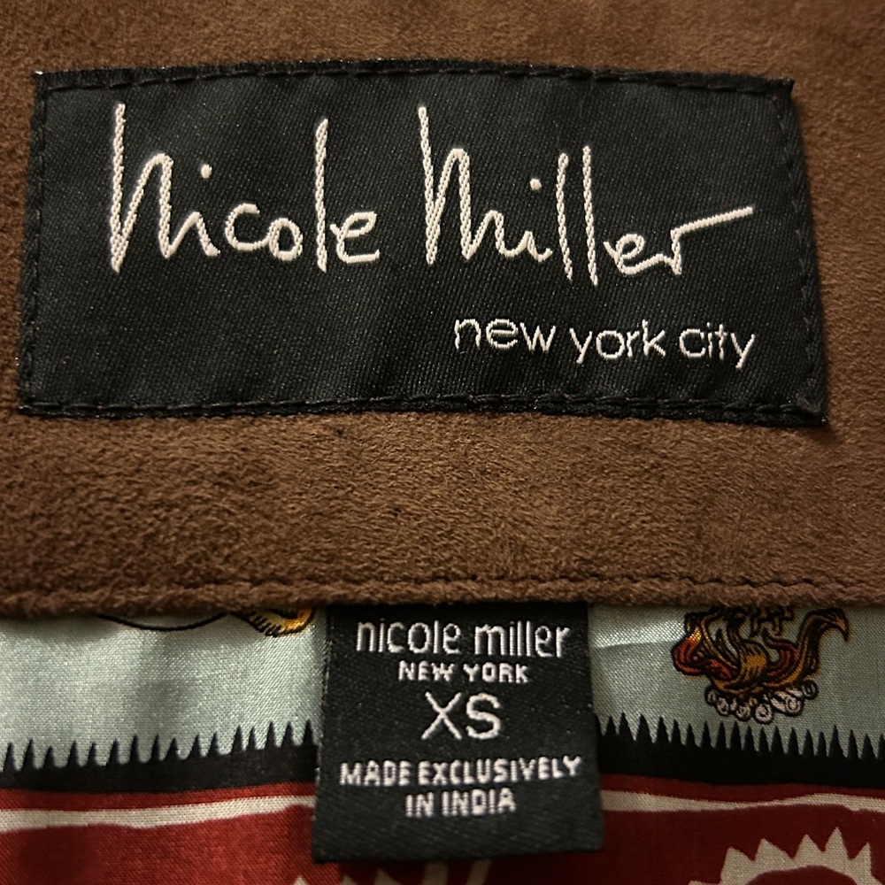 Vintage (1997) Nicole Miller New York Suede Jacket - Picture 10 of 16